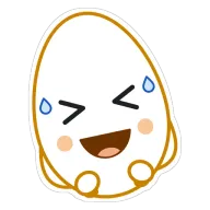 Sticker de Zoiudo llorando de risa, sin texto