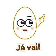 Sticker animado de Zoiudo: “Já vai!”